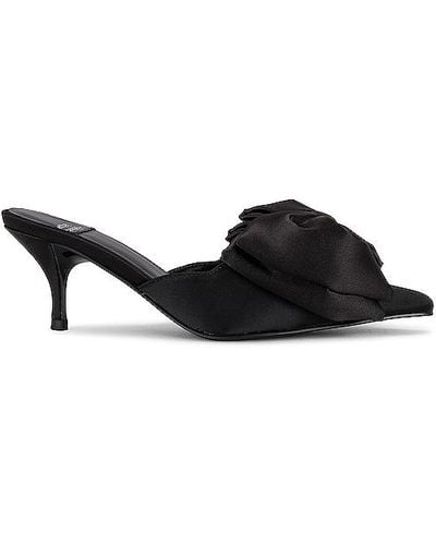 Jeffrey Campbell Pantunfla ribbons - Negro