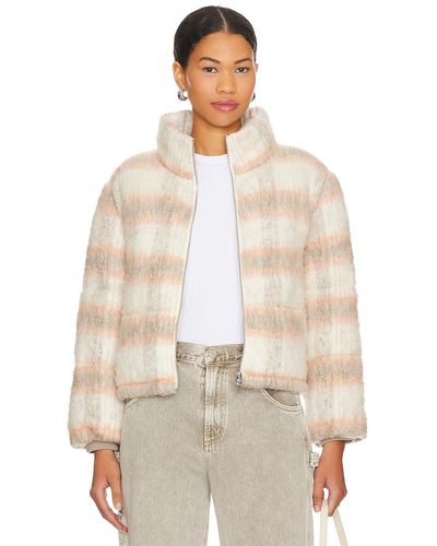 Central Park West Finley Plaid Puffer - ナチュラル