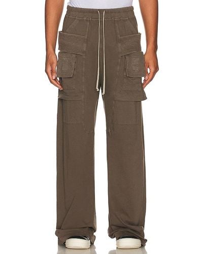 Rick Owens Creatch Cargo Drawstring Trousers - Brown
