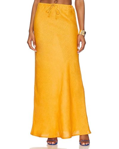 Faithfull The Brand Cataline Skirt - Yellow