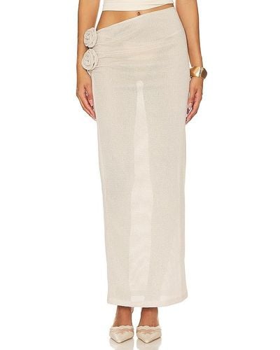 Lioness Soul Mate Maxi Skirt - White