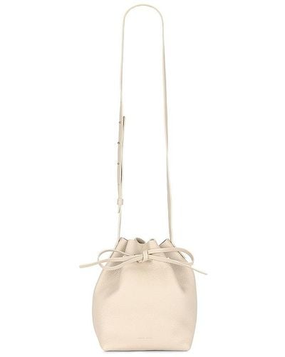 Mansur Gavriel Soft Mini Bucket Bag - White