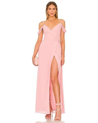 Lovers + Friends The Cassie Gown - Pink