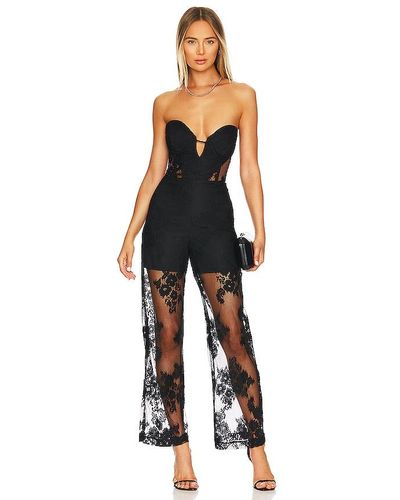 Bardot X Revolve Rae Lave Jumpsuit - Black