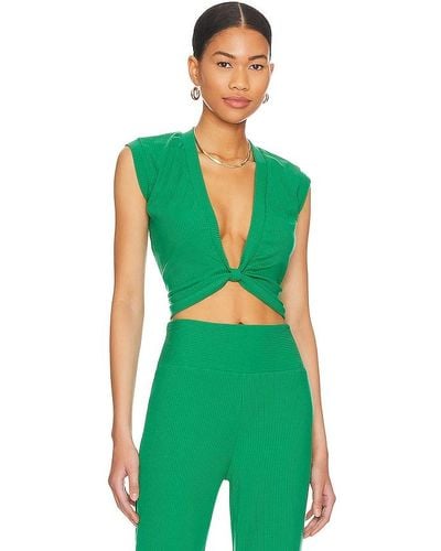 Year Of Ours Capri top - Verde