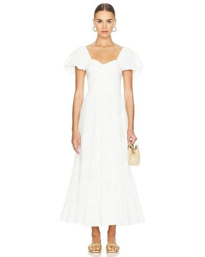 Free People Vestido sundrenched - Blanco