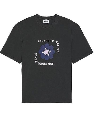 KROST Escape To Nature Oversized Tee - Black