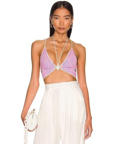 Lovers + Friends Butterfly Love Top - White