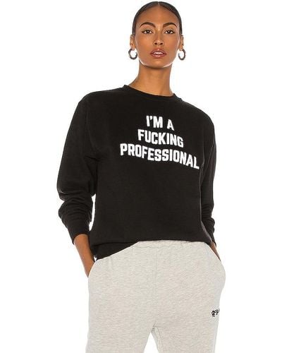 DEPARTURE Fucking Professional Sweatshirt - Black