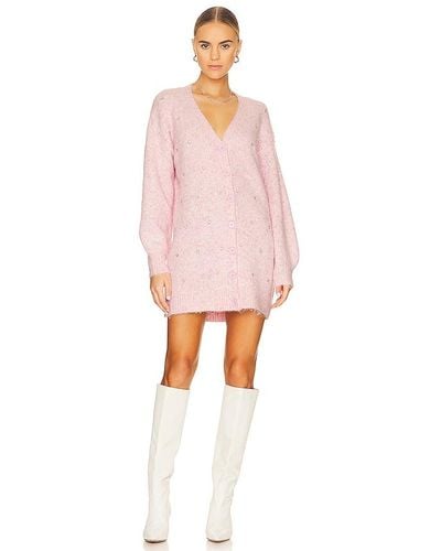 MAJORELLE Rishelle Embellished Sweater Dress - Pink