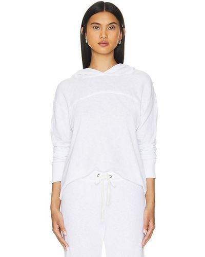 James Perse Hooded Sweat Top - Weiß