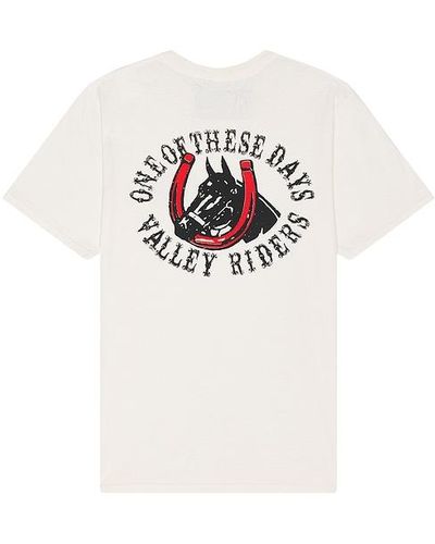One Of These Days Valley Riders Tee - White