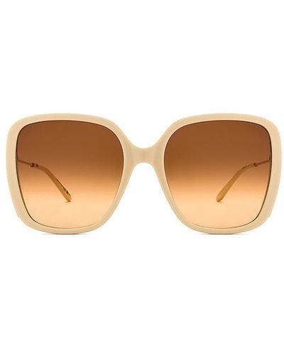Chloé Elys Square Sunglasses - White