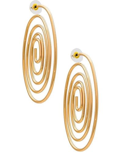 8 Other Reasons Swirl Earrings - Metallic
