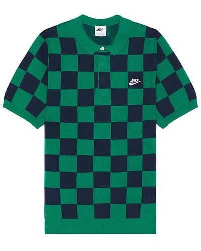 Nike Checkers Polo - Green