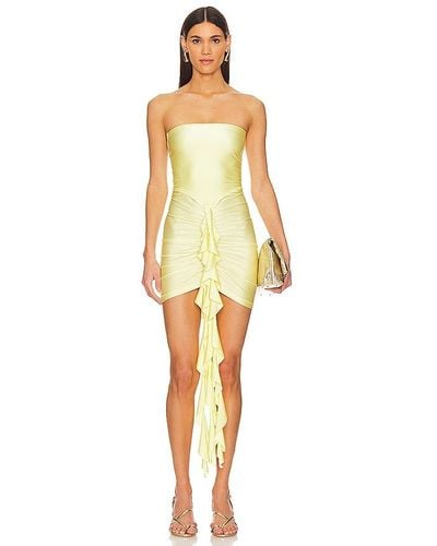 Shani Shemer Serena Mini Dress - Yellow