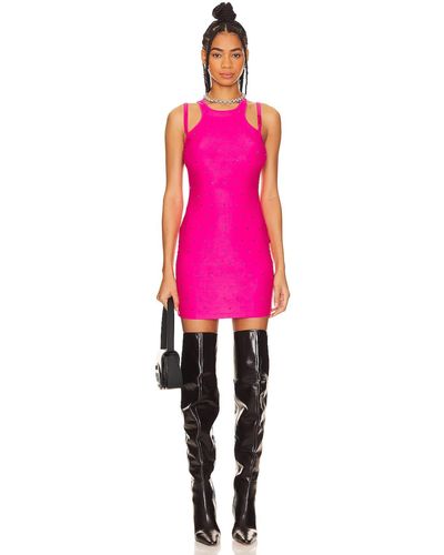 Versace スウェットドレスセリロゴ - ピンク