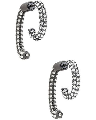 DEMARSON Mini Luna Earrings - Metallic