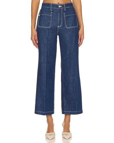 AG Jeans JAMBES LARGES KASSIE - Bleu