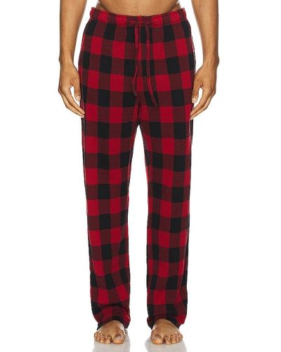 Faherty Legend Pajama Pant - Red