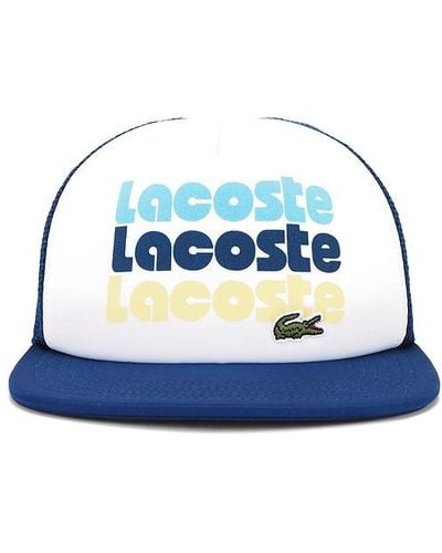 Lacoste Wording Cap - Blue