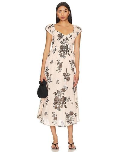 Free People Forget Me Not Midi - Pink