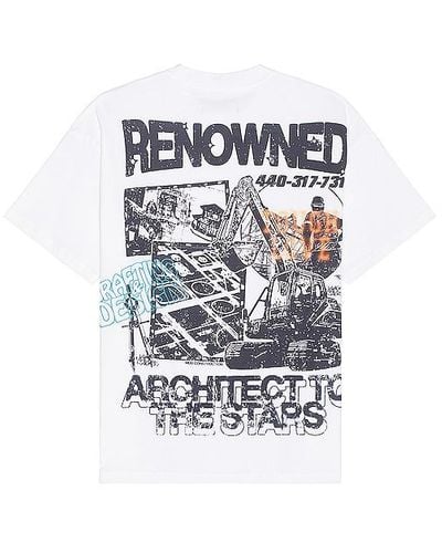 RENOWNED Under Construction Tee - White