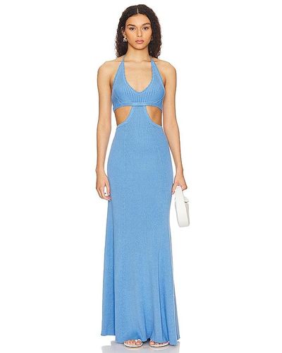 Lovers + Friends KLEID EMBER - Blau