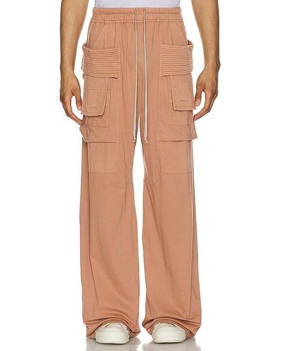 Rick Owens Creatch Cargo Wide Pant - Natural