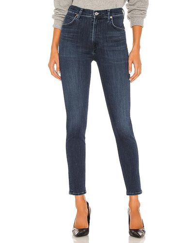 Citizens of Humanity Chrissy high rise skinny - Azul