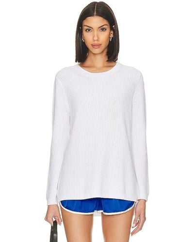 525 Emma Crewneck Sweater - White