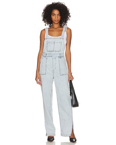 WeWoreWhat Slouchy Slit Overall - Multicolor