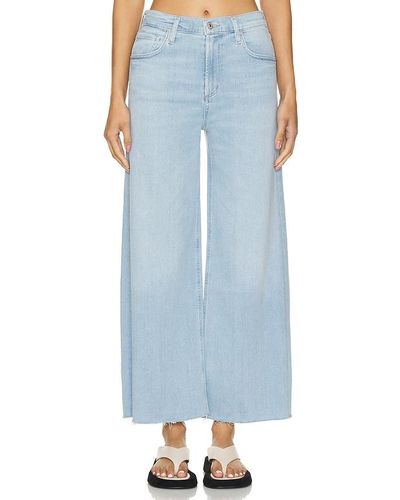 Citizens of Humanity JEAN JAMBES LARGES CROPPED LYRA - Bleu
