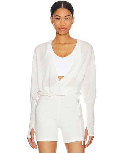 Free People WRAP LAYER X FP MOVEMENT RADIENT - Weiß