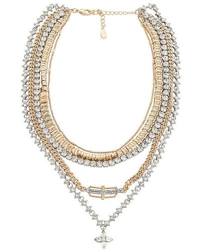 8 Other Reasons Camilla Layered Necklace - Metallic