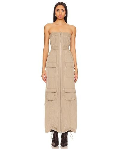 h:ours Emerson Maxi Dress - Natural
