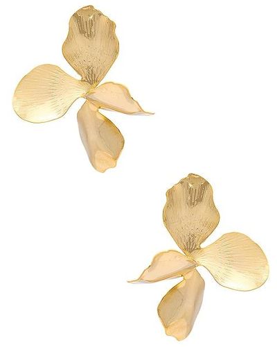 Shashi Hyacinthe Earring - Metallic