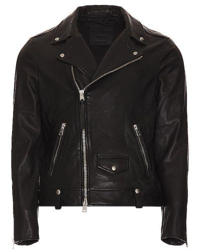 AllSaints Milo Biker Jacket - Black