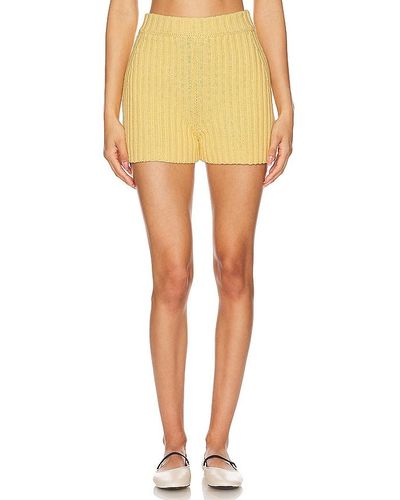 THE KNOTTY ONES Pilnatis Shorts - Yellow