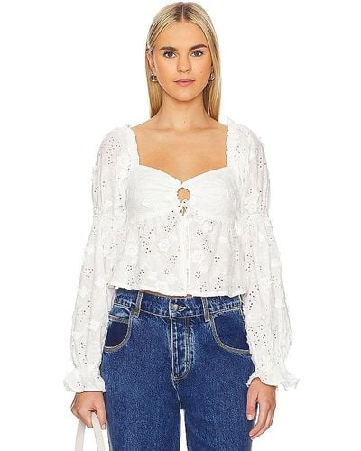 Astr Barstow Top - White