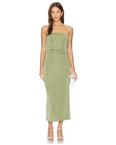 Significant Other Bella Strapless Dress - Green