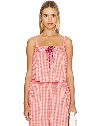Free People Picnic Party Top - Pink