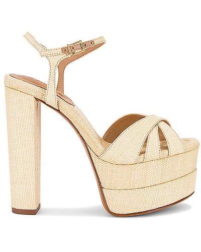 SCHUTZ SHOES Keefa High Sandal - Natural