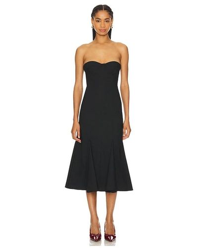 LPA Bianca Midi Dress - Black