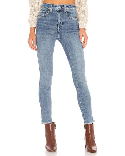 Free People SKINNY-JEANS - Blau