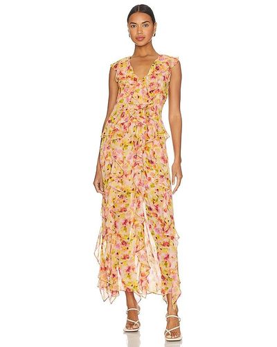 MISA Los Angles Claudita Dress - Yellow