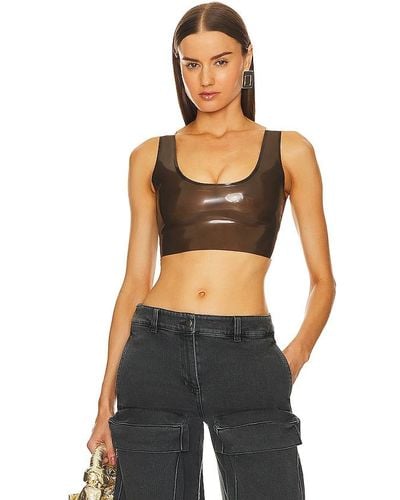 Nbd Raahi Latex Top - Black