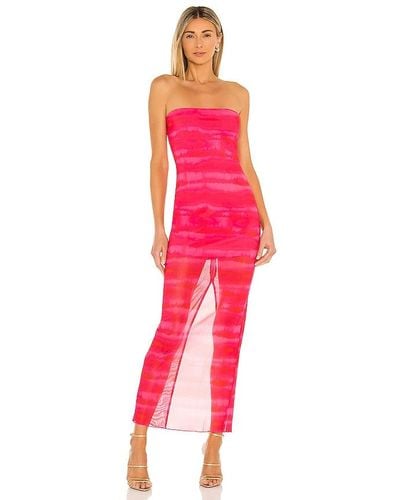 h:ours Rios Maxi Dress - Pink
