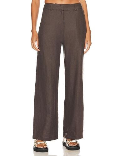 Faithfull The Brand Rossio Pant - Brown
