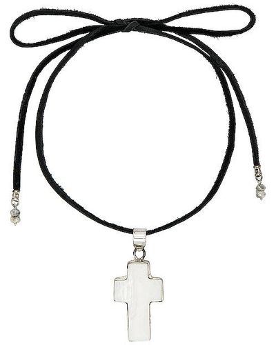 Child Of Wild Collar selvia mother of pearl cross - Negro